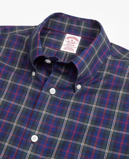 Madison Relaxed-Fit Sport Shirt, Non-Iron Malcolm Tartan, image 2