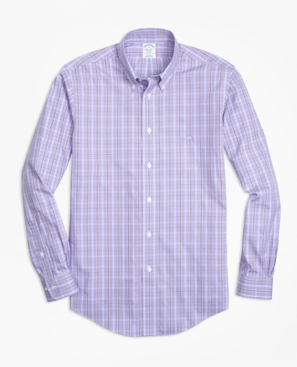 Regent Regular-Fit Sport Shirt, Non-Iron Three-Color Windowpane Check, image 1
