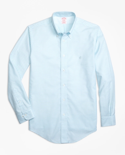 Madison Relaxed-Fit Sport Shirt, Non-Iron Gingham, image 1