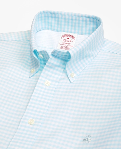 Madison Relaxed-Fit Sport Shirt, Non-Iron Gingham, image 2