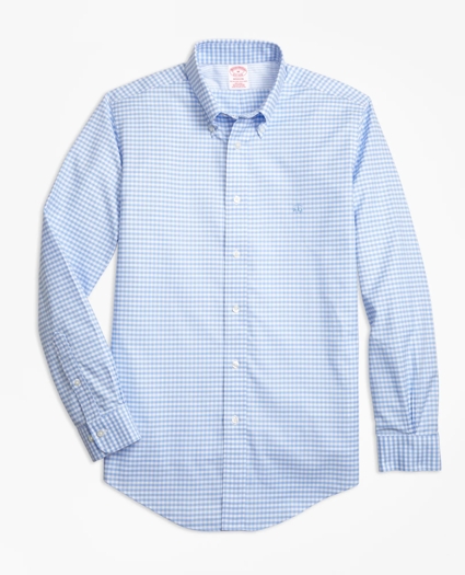 Madison Relaxed-Fit Sport Shirt, Non-Iron Gingham, image 1