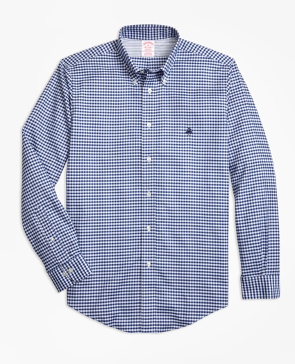 Madison Relaxed-Fit Sport Shirt, Non-Iron Gingham, image 1
