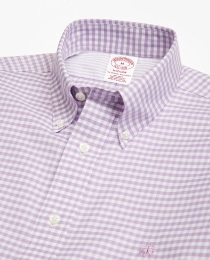 Madison Relaxed-Fit Sport Shirt, Non-Iron Gingham, image 2