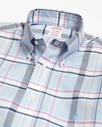 Madison Relaxed-Fit Sport Shirt, Non-Iron Plaid, image 2