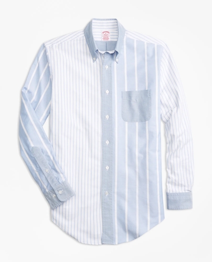 Madison Relaxed-Fit Sport Shirt, Oxford Fun Stripe, image 1