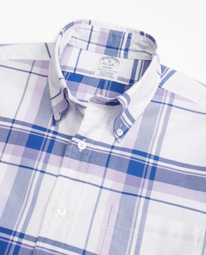 Regent Regular-Fit Sport Shirt, Oxford Plaid, image 2