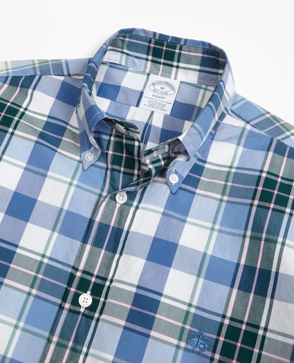 Regent Regular-Fit Sport Shirt, Open Plaid Zephyr, image 2