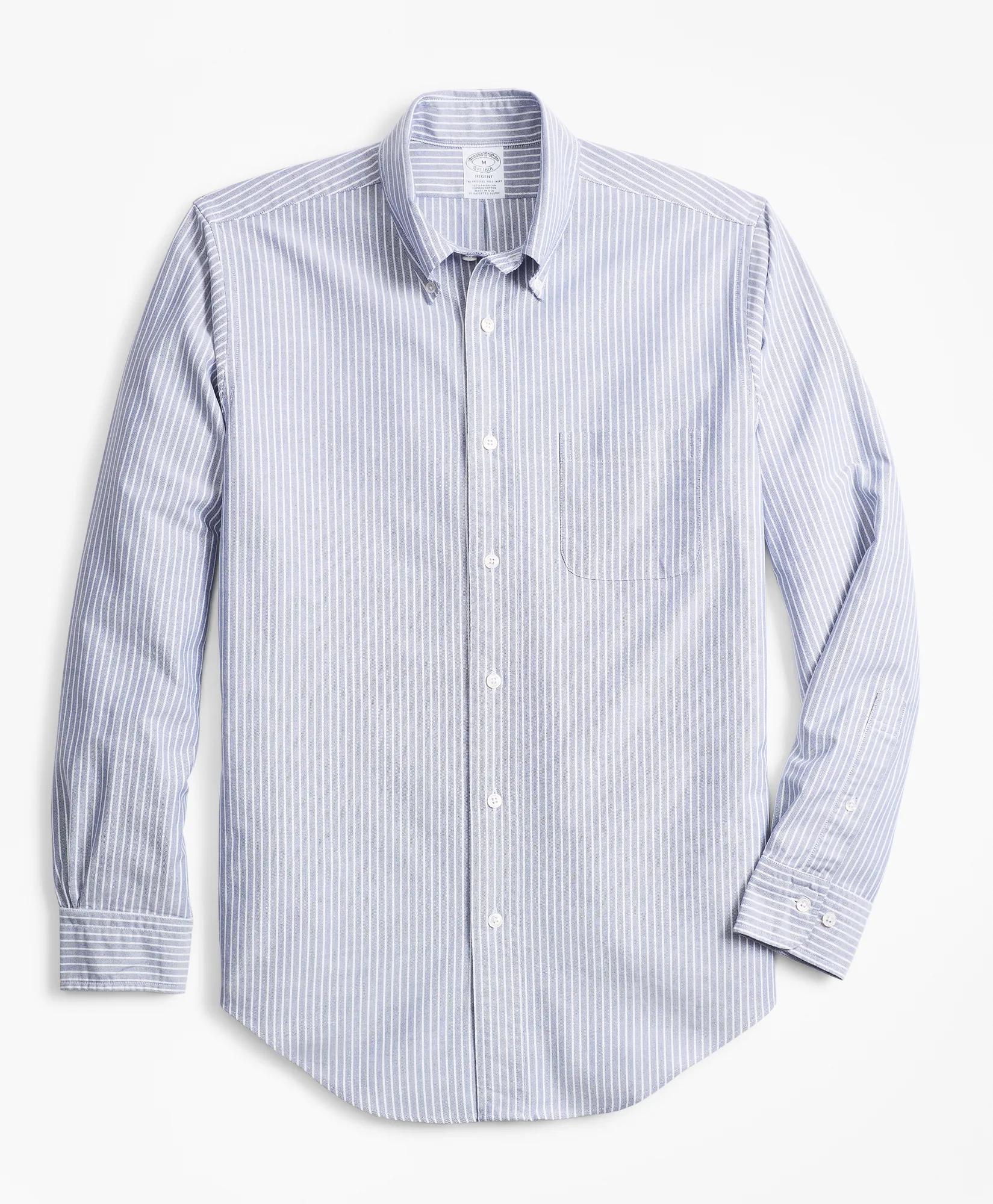 Regent Regular-Fit Sport Shirt, Oxford Stripe