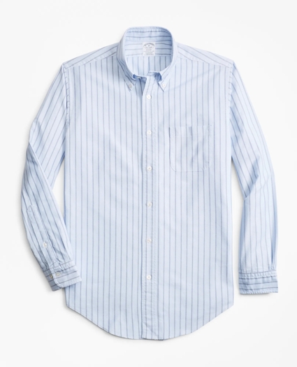 Regent Regular-Fit Oxford Stripe Sport Shirt, image 1