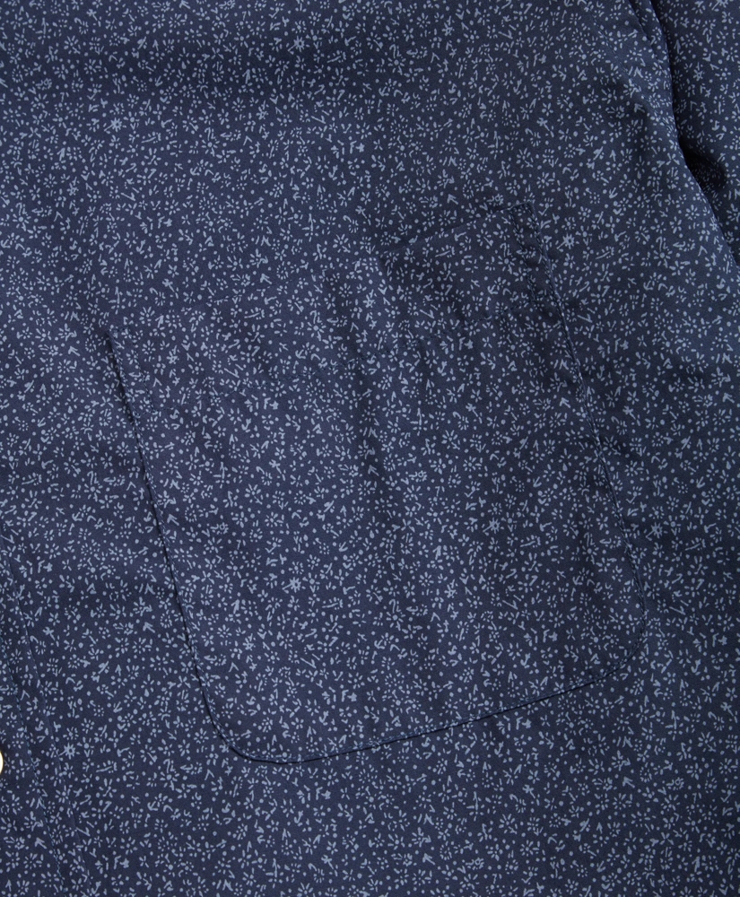 Regent Regular-Fit Floral Indigo Sport Shirt, image 3