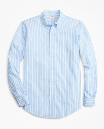 Non-Iron Regent Fit Wide Stripe Sport Shirt, image 1