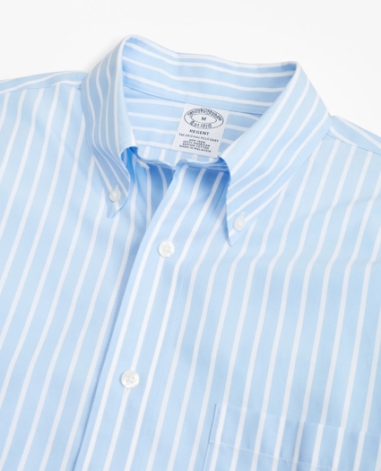 Non-Iron Regent Fit Wide Stripe Sport Shirt, image 2