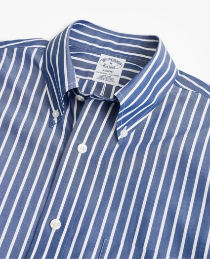 Non-Iron Regent Fit Wide Stripe Sport Shirt, image 2