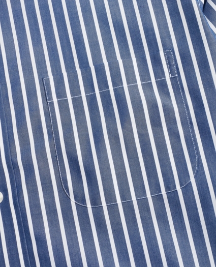 Non-Iron Regent Fit Wide Stripe Sport Shirt, image 3