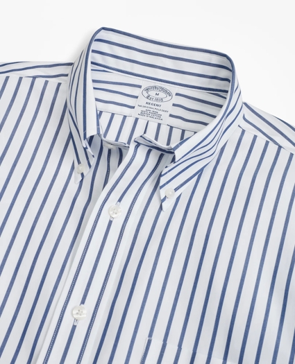 Non-Iron Regent Fit Wide Stripe Sport Shirt, image 2