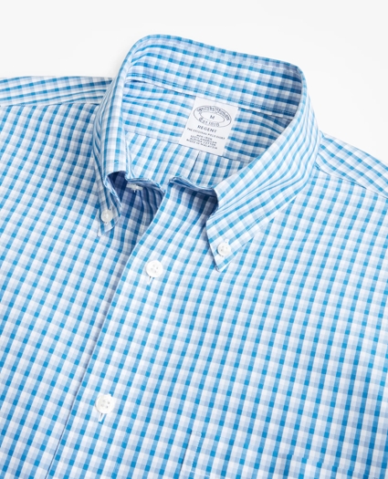 Regent Regular-Fit Sport Shirt, Non-Iron Double-Check, image 2