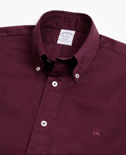 Regent Regular-Fit Sport Shirt, Garment-Dyed Twill, image 2