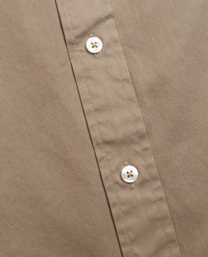 Regent Regular-Fit Sport Shirt, Garment-Dyed Twill, image 3