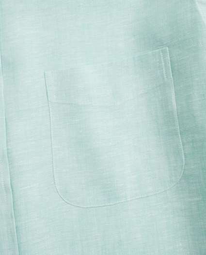 Regent Regular-Fit Sport Shirt, Irish Linen, image 4