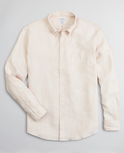 Regent Regular-Fit Sport Shirt, Irish Linen, image 1