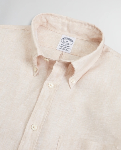 Regent Regular-Fit Sport Shirt, Irish Linen, image 2