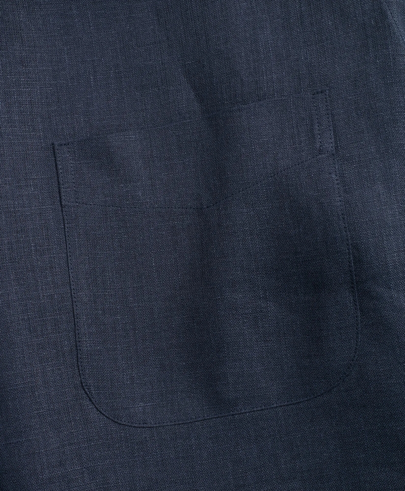 Regent Regular-Fit Sport Shirt, Irish Linen, image 3