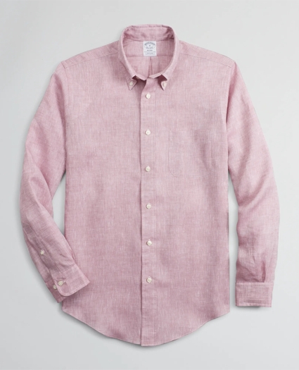 Regent Regular-Fit Sport Shirt, Irish Linen, image 1