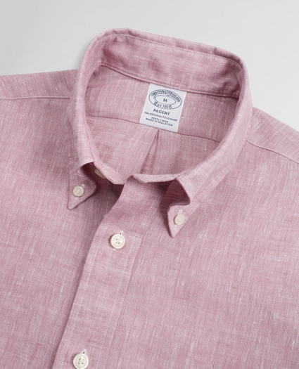 Regent Regular-Fit Sport Shirt, Irish Linen, image 2