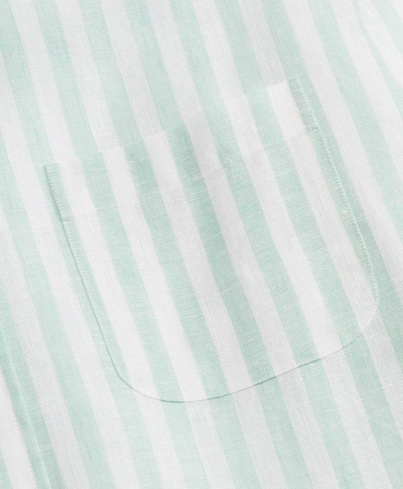 Regent Regular-Fit Sport Shirt, Stripe Irish Linen, image 3