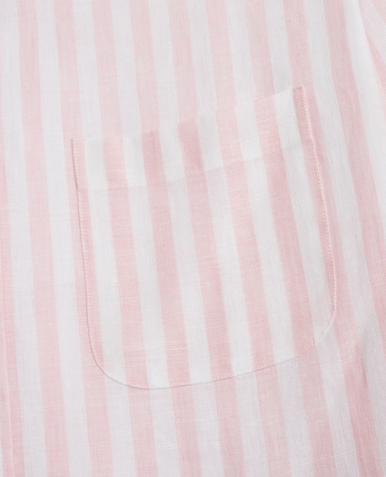 Regent Regular-Fit Sport Shirt, Stripe Irish Linen, image 3