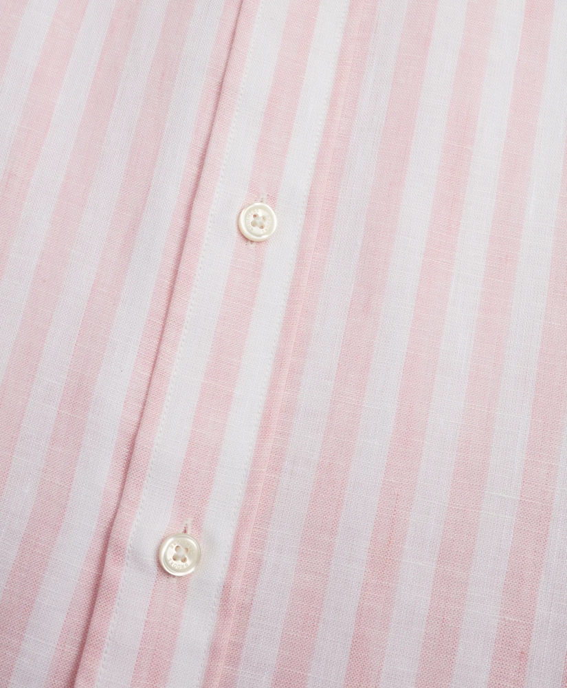 Regent Regular-Fit Sport Shirt, Stripe Irish Linen, image 4