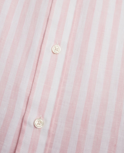 Regent Regular-Fit Sport Shirt, Stripe Irish Linen, image 4
