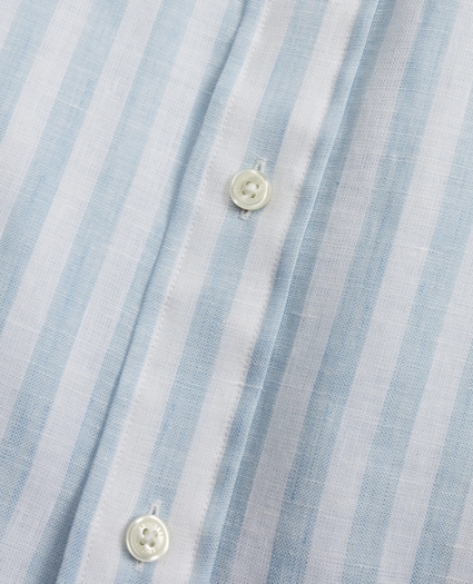 Regent Regular-Fit Sport Shirt, Stripe Irish Linen, image 4