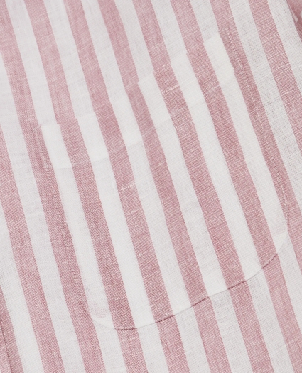 Regent Regular-Fit Sport Shirt, Stripe Irish Linen, image 3