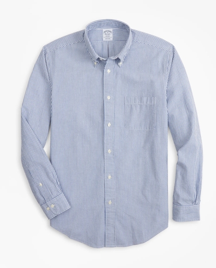 Regent Regular-Fit Sport Shirt, Stripe Seersucker, image 1