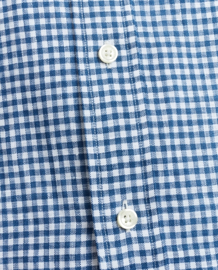 Milano Fit Gingham Irish Linen Sport Shirt, image 4