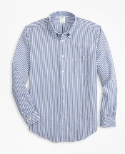 Milano Fit Stripe Seersucker Sport Shirt, image 1