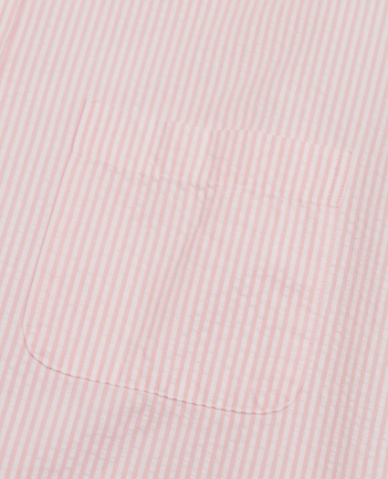 Milano Fit Stripe Seersucker Sport Shirt, image 3