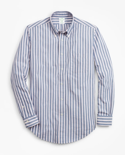 Milano Fit BB#1 Stripe Seersucker Sport Shirt, image 1