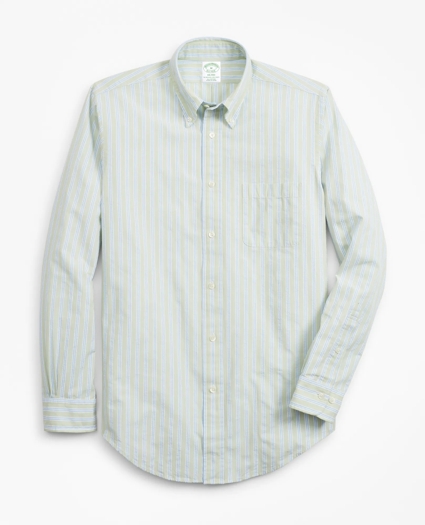 Milano Fit BB#1 Stripe Seersucker Sport Shirt, image 1