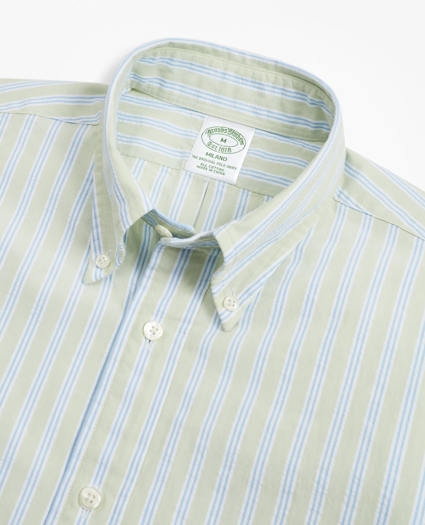 Milano Fit BB#1 Stripe Seersucker Sport Shirt, image 2
