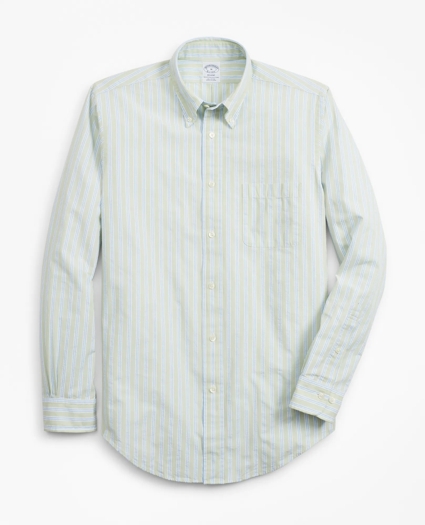 Regent Regular-Fit Sport Shirt, BB#1 Stripe Seersucker, image 1