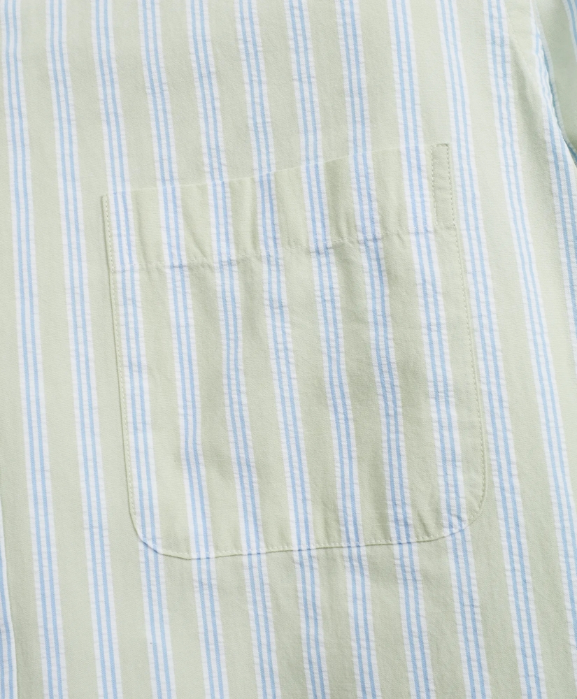 Regent Regular-Fit Sport Shirt, BB#1 Stripe Seersucker, image 3