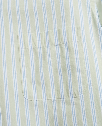 Regent Regular-Fit Sport Shirt, BB#1 Stripe Seersucker, image 3