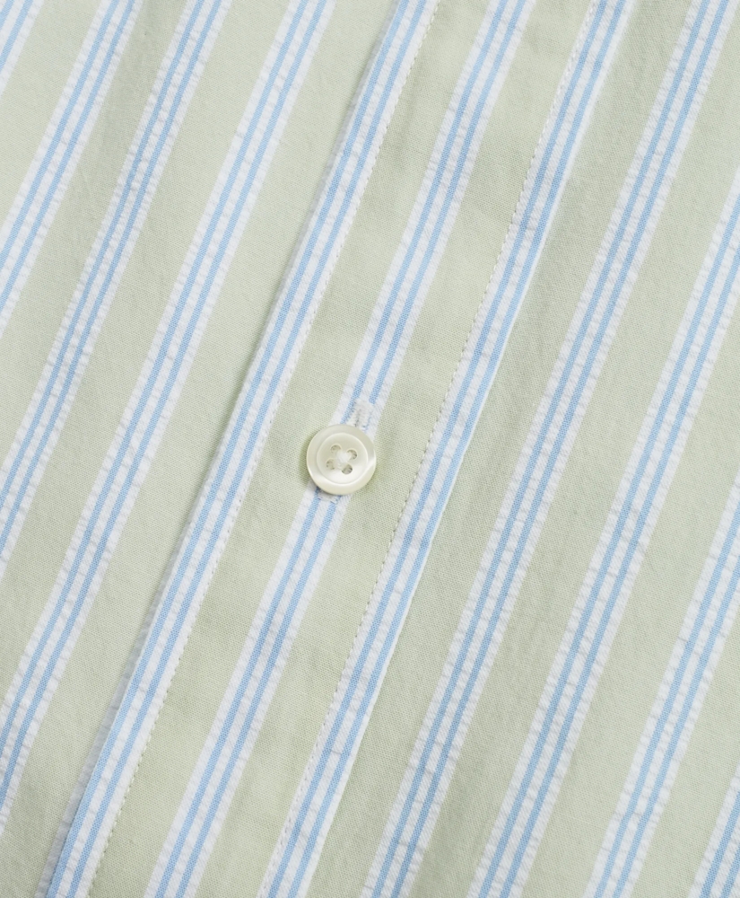 Regent Regular-Fit Sport Shirt, BB#1 Stripe Seersucker, image 4