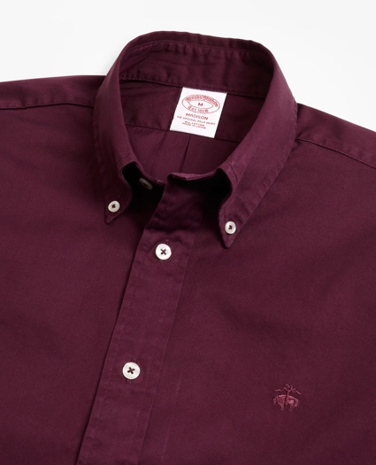 Madison Relaxed-Fit Sport Shirt, Garment-Dyed Twill, image 2