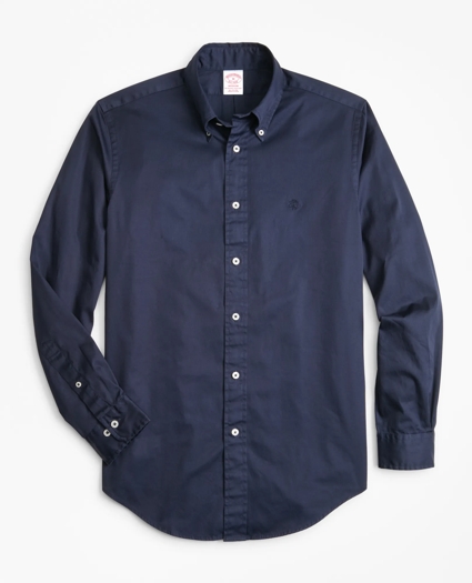 Madison Relaxed-Fit Sport Shirt, Garment-Dyed Twill, image 1