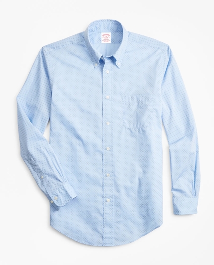 Madison Relaxed-Fit Sport Shirt, Micro-Floral Print, image 1