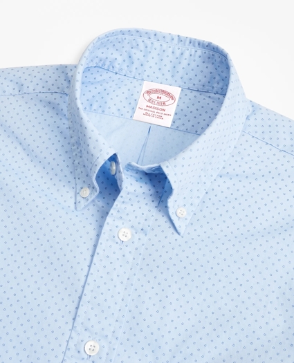 Madison Relaxed-Fit Sport Shirt, Micro-Floral Print, image 2