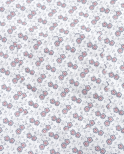 Luxury Collection Milano Slim-Fit Sport Shirt, Button-Down Collar Floating Flower Print, image 3